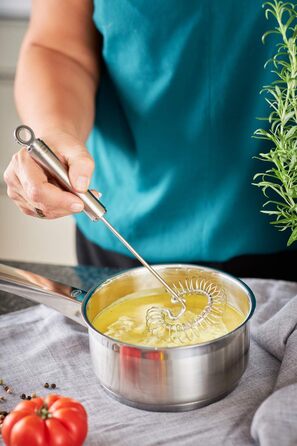 Вінчик для соусів Rösle Spiralbesen, нержавіюча сталь 18/10, 27 см, сірий