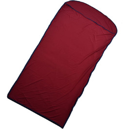 Qukai Elastic Sleeping Bag Liner Ultralight Sleeping Bag Liner Elastic Travel Sheet for Outdoor Camping Multifunctional Sleeping Bag Liner Burgundy