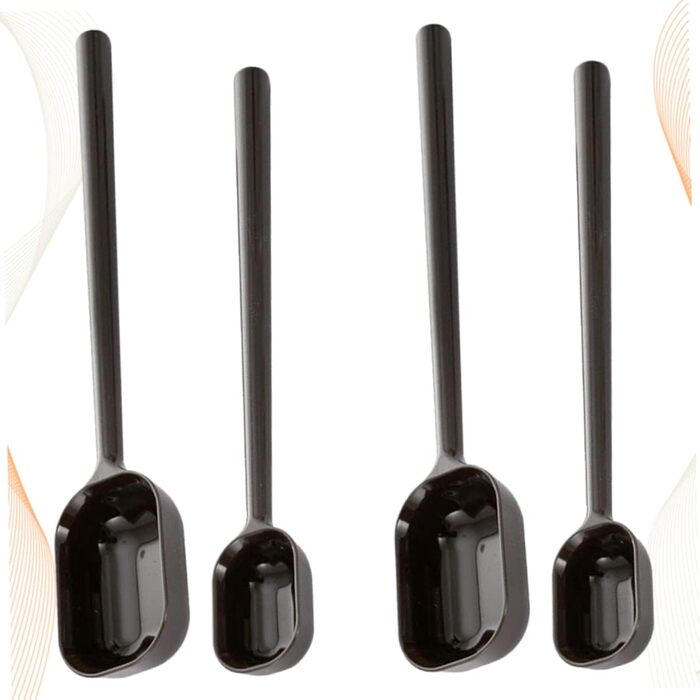 BESTonZON 12 Pack Steel Spoons Liquid Measuring Cup Liquid Mixing Stick Salt Spoon Coffee Teaspoon Baby