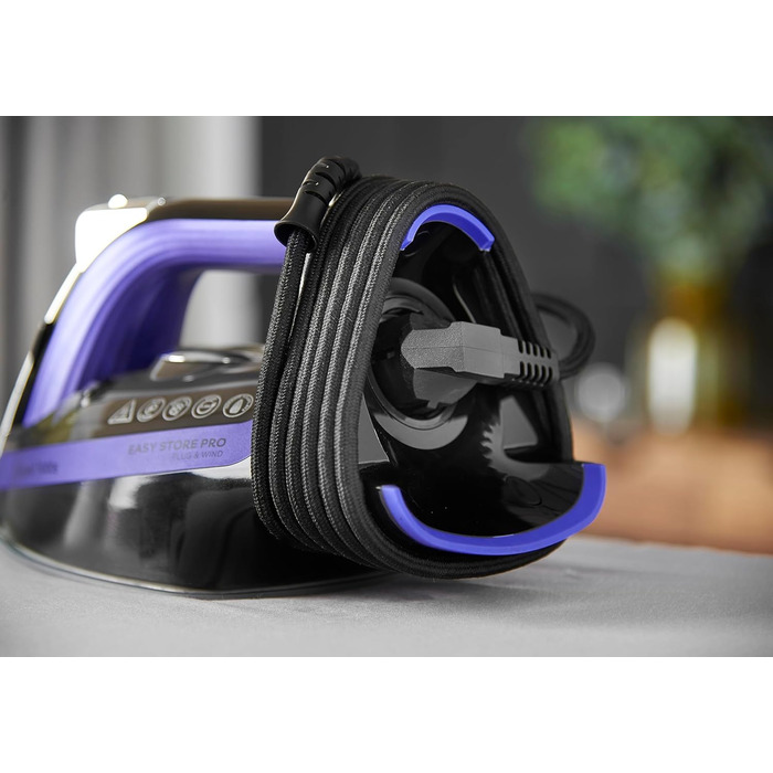 Праска Russell Hobbs One-Perfect-Temp з регулюванням температури, керамічна підошва, 2400 Вт, 200 г парового удару, самоочищення, антинакип, 26731-56