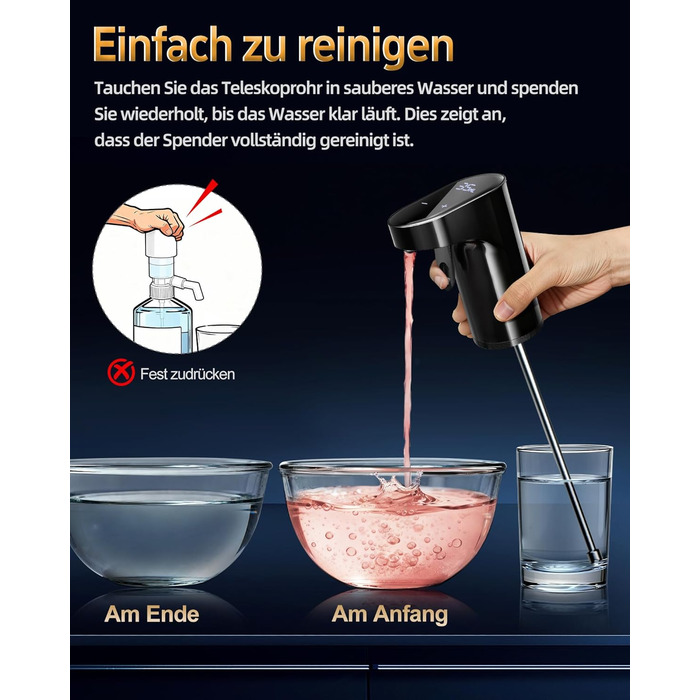 Електричний декантер для вина 5-в-1 з регулюванням дозування, цифровий виливач, автоматичний дозатор вина, чорний | Подарунок