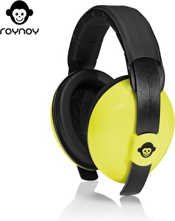Навушники для захисту вух дитини від 3 місяців | Захист від шуму | З чохлом (Жовтий)