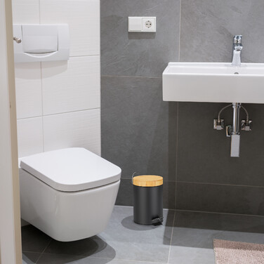 Relaxdays Trash Can Bathroom 3 l