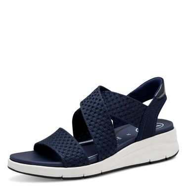 Босоніжки жіночі Tamaris 8-88724-44 Wide Fit, сині (38 EU) - Широка повнота