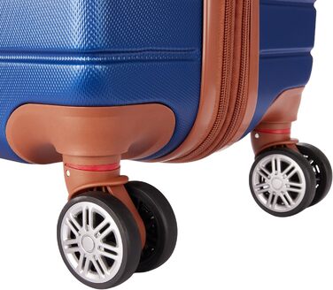 Набір валіз BruBaker Paris з трьох частин (M, L, XL) з жорстким корпусом, коліщата та замком-кодом. Валізи-тролі (M, L, XL) блакитного та коричневого кольорів.