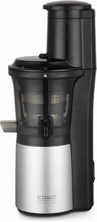 CASO SJW 300 Design Slow Juicer: Gentle and gentle juicing thanks to the low speed (60 rpm), up to 30% higher juice yield compared to conventional juicers, quiet 300 watt motor