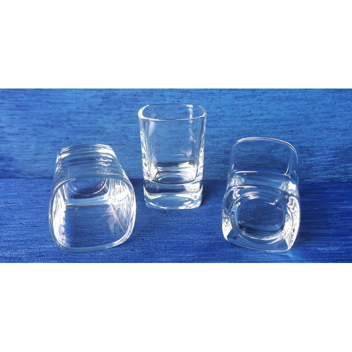 Подарунковий набір чарок для горілки Art-Glass, прозорі, 50 мл, 7 шт.