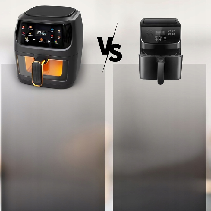 Аерофритюрниця Air Fryer 8л XL, Потужність 2400 Вт, 8 програм приготування