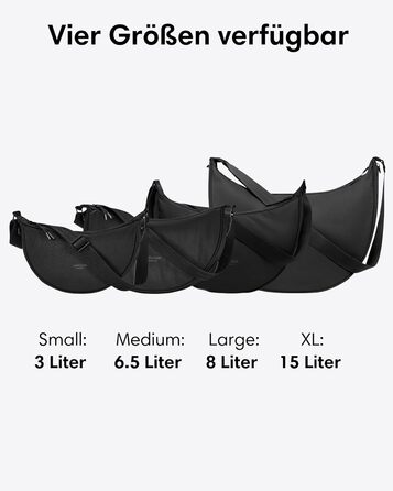 Сумка через плече LARKSON Solveig Medium бежева (Taupe) 3л - Місячна сумка, водонепроникна