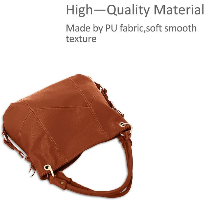 Сумка жіноча Nicole & Doris шкіряна шопер великої місткості з китицею (цегляно-червона)