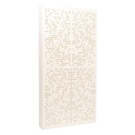 Акустичні панелі Bluetone Acoustics Binary AbFuser — звукопоглинаючі та дифузійні панелі для домашнього кінотеатру, студії та вітальні (100x50x10 см, колір Ecru)