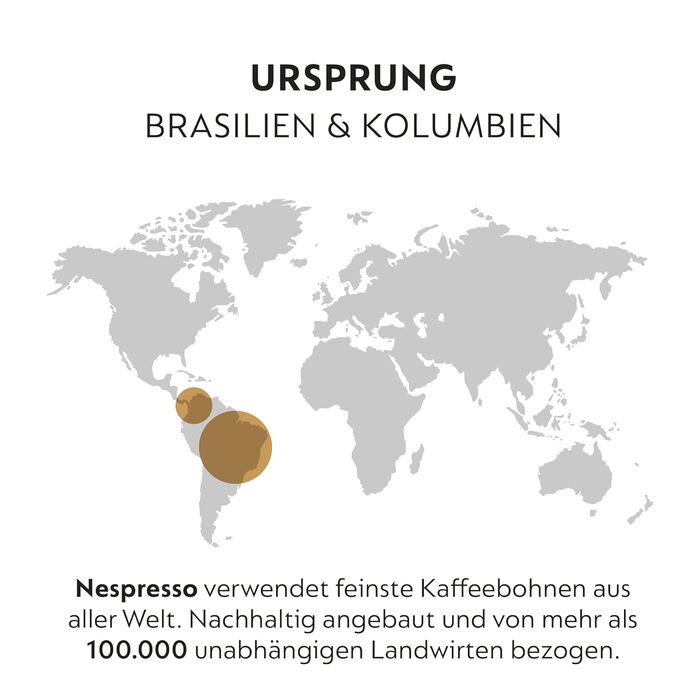 Nespresso Original Volluto: 100 капсул еспресо середнього обсмаження для кавомашин Nespresso Original