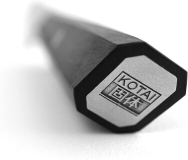 Японський кухонний ніж Santoku Bunka KOTAI 17 см з лезом із ультрагострої сталі 440C, ручне кування, з бамбуковою коробкою та футляром Saya