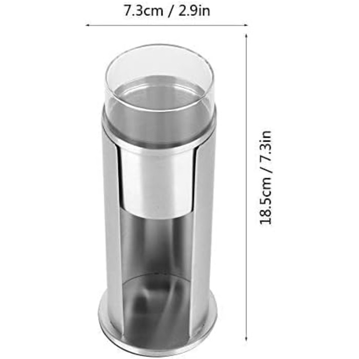 Спондисер для ватних дисків з кришкою, тримач для ватних паличок, контейнер для вати, органайзер для косметики з нержавіючої сталі
