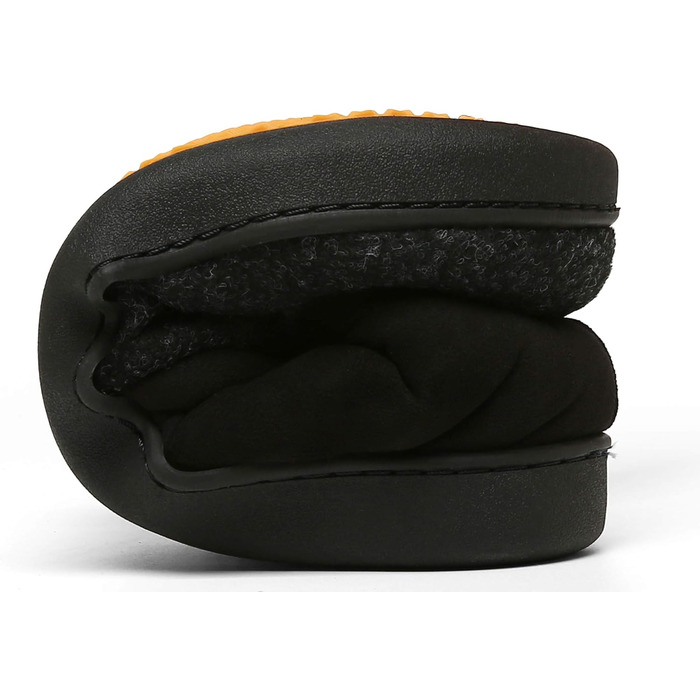 Тапочки халатні Mishansha Herren Winter з підкладкою Memory Foam, тепла зимова модель, розмір 39-48, колір: димний чорний