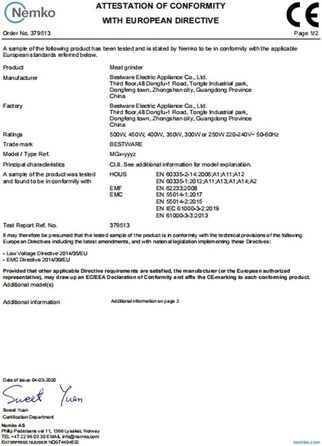 М'ясорубка електрична 800W з насадками для ковбас, нержавіюча сталь, чорна - багатофункціональний кухонний комбайн