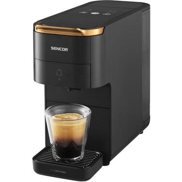 Капсульна кавомашина Sencor SCC 1000BK, 20 бар, чорна