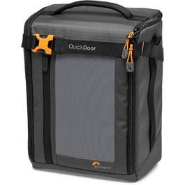Чохол для камери Lowepro GearUp Creator Box Large II (XL), для бездзеркальних та DSLR камер, з QuickDoor, з перероблених матеріалів, помаранчевий, сірий