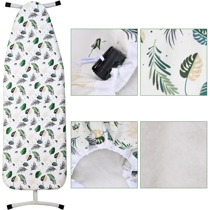 Чохол для прасувальної дошки універсальний 135 x 56 см, для парогенераторів та прасувальних столів, захисний чохол, легко встановлюється