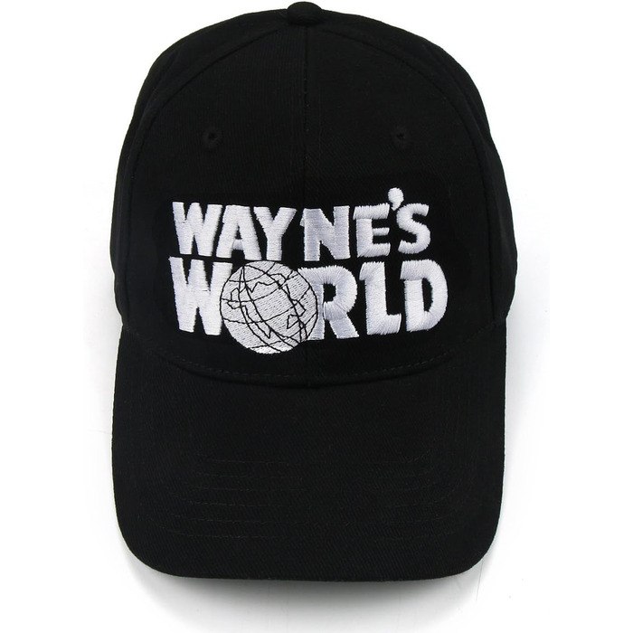 Кепка бейсболка Wayne's World унісекс, з вишитим логотипом, кепка-косплей, для спорту та відпочинку