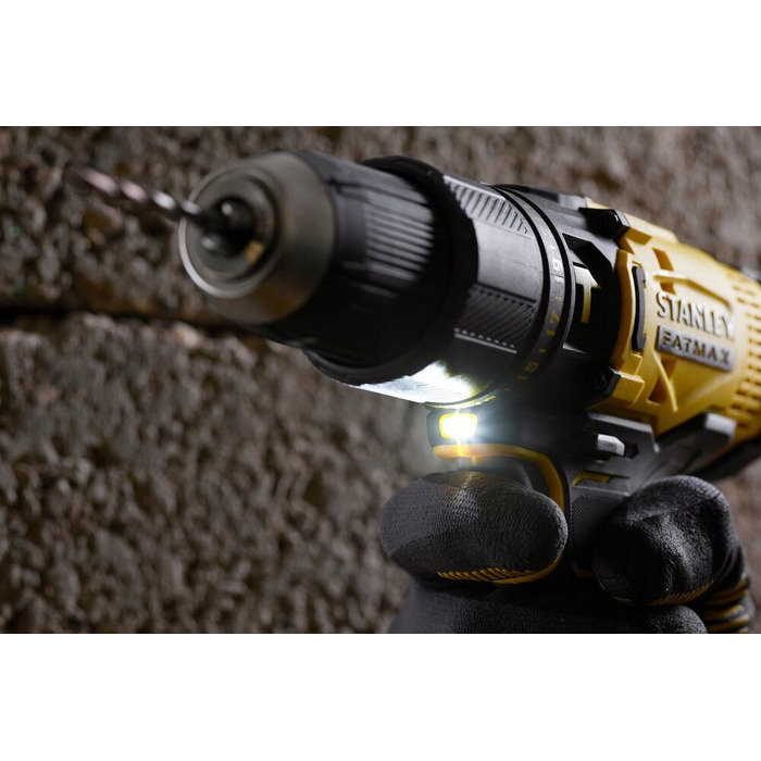 Ударний дриль-шурупокрут Stanley FatMax 18V SFMCD711D2K (2x2,0 Агч) у кейсі
