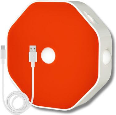 Нічна лампа-кліпса для читання Toys4Boys: LED, 360° гнучкий світильник для книг, червоний сенсор, 8 LED, для читання в ліжку