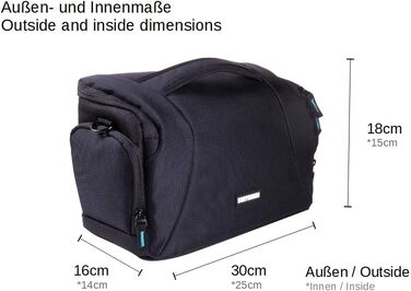 Сумка для фотоапарата Bodyguard Easy SLR XL - велика, для дзеркальної камери, об'єктивів та аксесуарів