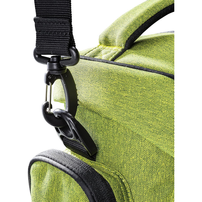 Сумка для камери Mantona Premium - для камер DSR & DSM з об'єктивом (з захистом від пилу, регульованим внутрішнім відділенням, м'яким ременем) (середня, зелена)