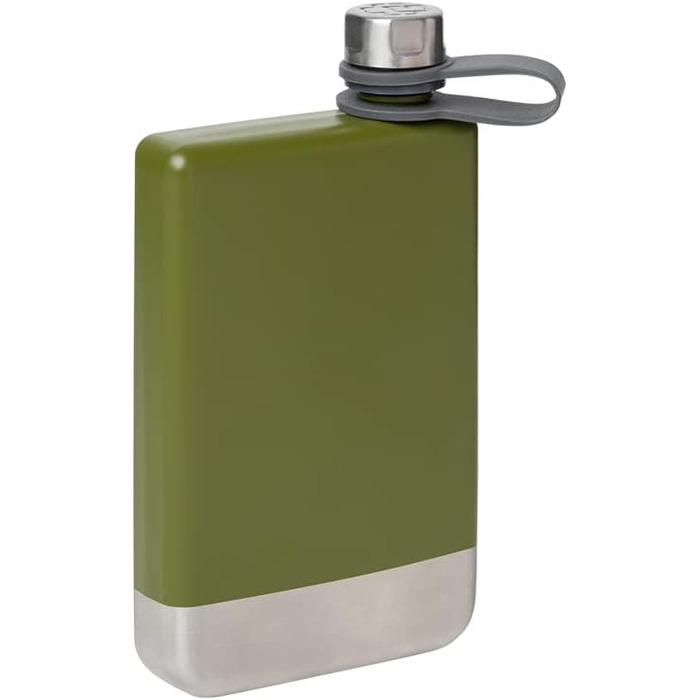 Фляга Rammstein 'Benzin' оливкова, офіційний мерч гурту, нержавіюча сталь