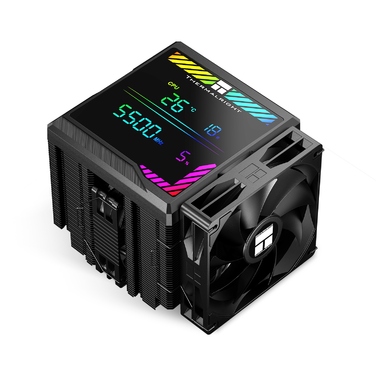 Повітряний кулер для процесора Thermalright, чорний, 120/140 мм