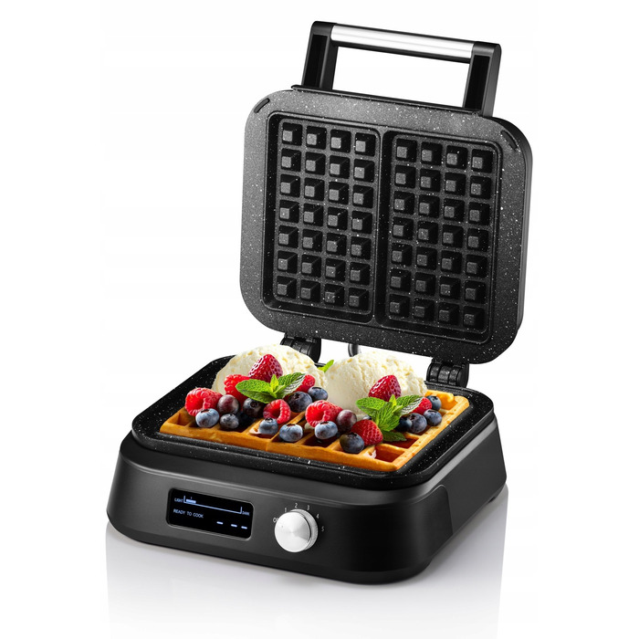 Вафельниця Kerch Siesta 2500 Вт, чорна