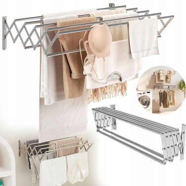 Складана сушарка для одягу, для використання в приміщенні та на вулиці