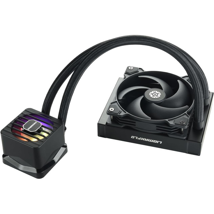 Система водяного охолодження ENERMAX LIQMAXFLO SR 240mm (LGA 1700, 1200, AM5, AM4) з RGB підсвічуванням та помпою Xtreme Dual Chamber PWM
