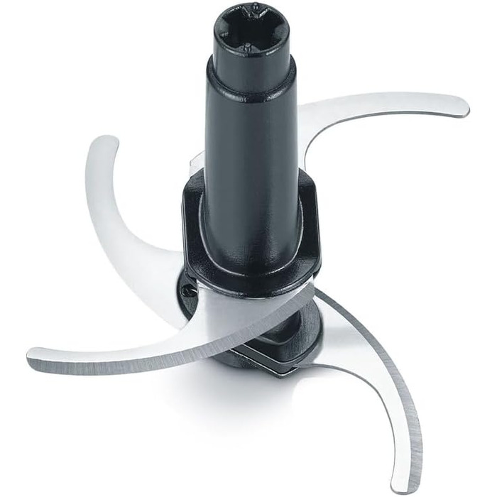 Multi-Zerkleinerer GRAEF CH502: Чорний подрібнювач з нержавіючої сталі, керування однією рукою, для фруктів та овочів