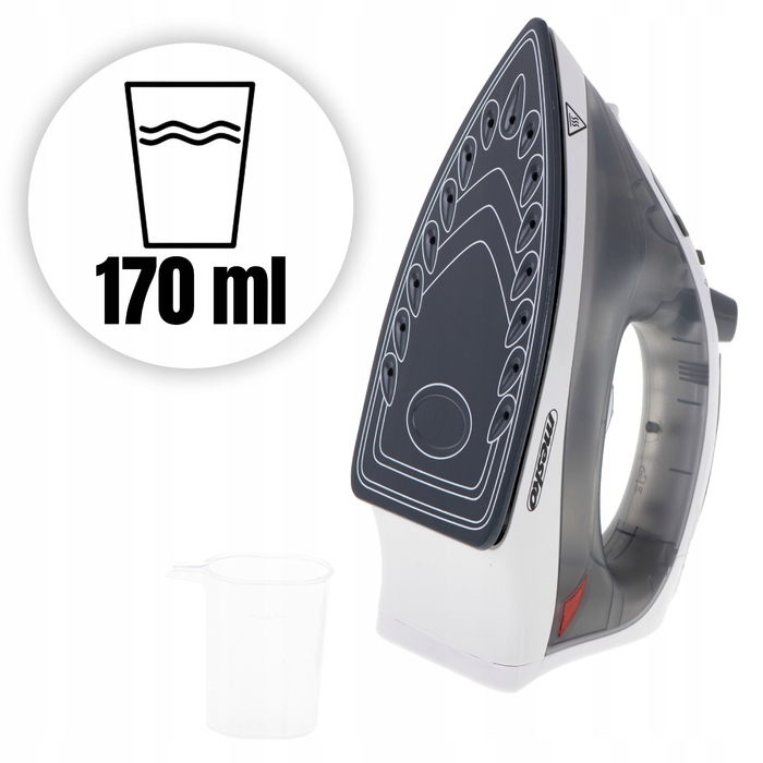 Парова праска Mesko Ceramic Anti Calc Anti Drip Strażak, 2800 Вт