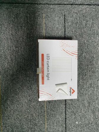 LED штора Anpro 3x3м, USB, 320 LED, 8 режимів, тепле світло - декор для дому