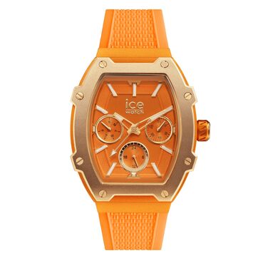 Жіночий годинник Ice-Watch Ice Boliday з силіконовим ремінцем, розмір Small, помаранчевий