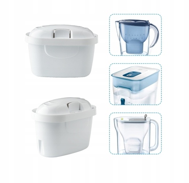 Набір 6 фільтрів для води Aqualogis Pure+ (сумісні з Brita та Dafi) для фільтрувальних глечиків