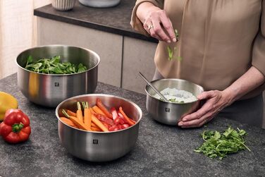 Набір мисок ZWILLING Prep 3 шт. з нержавіючої сталі 18/10 (17, 21, 25 см)