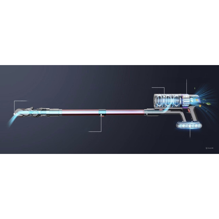 Вертикальний пилотяг Laresar ELITE V8 2025, червоний