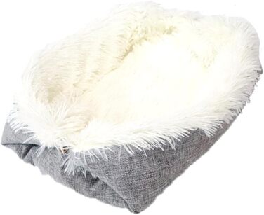 Ліжко для кота YUYTE, миється, для дому, тепле, зручне, підходить для будь-якої пори року (біле)