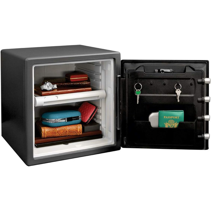 Master Lock: вогнестійкий та водонепроникний сейф, 23L, 417x348x478 мм, цифровий код, підсвічування, для дому та офісу