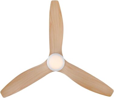 Стельовий вентилятор Westinghouse Magnolia 132 см з LED освітленням та пультом ДК, білий матовий, DC-мотор