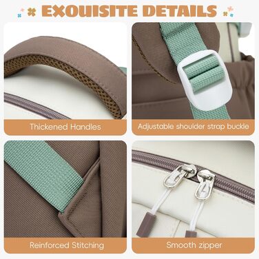 Шкільний рюкзак для дівчинки-підлітка 2025, для старшої школи, водонепроникний, для ноутбука 15.6