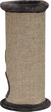 Котячий будиночок-стійка Nanook для великих котів XXL, ігровий комплекс з туалетом, 105 см (коричневий)