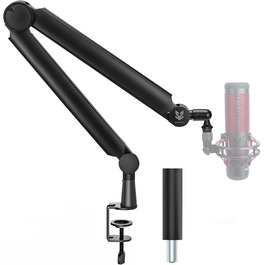 Підставка для мікрофона SENSIC SA-30 настільна з поворотним кріпленням, адаптер 3/8-5/8, універсальна, професійна, чорна