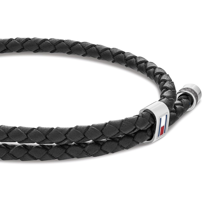 Браслет чоловічий шкіряний Tommy Hilfiger чорний 2790224