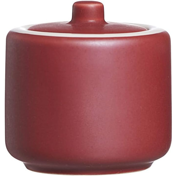 Ritzenhoff & Breker Jasper Milk & Sugar Set - Ceramic Creamer & Sugar Bowl with Matte Glaze & Soft-Touch Finish (Berry)