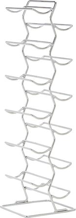 Amazon Basics Modern Style Wine Rack for 12 Bottles, 74 cm, Chrome