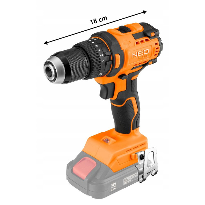 Акумуляторний шурупокрут NEO TOOLS 18 В ZEST_2850